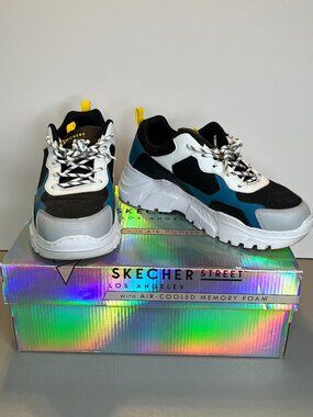 Skechers Women's B-RAD Street Hikes Sneakers Chunky Platform size 8.5